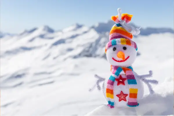 boneco de neve divertido